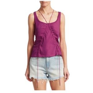 T by Alexander Wang Purple Tank Top